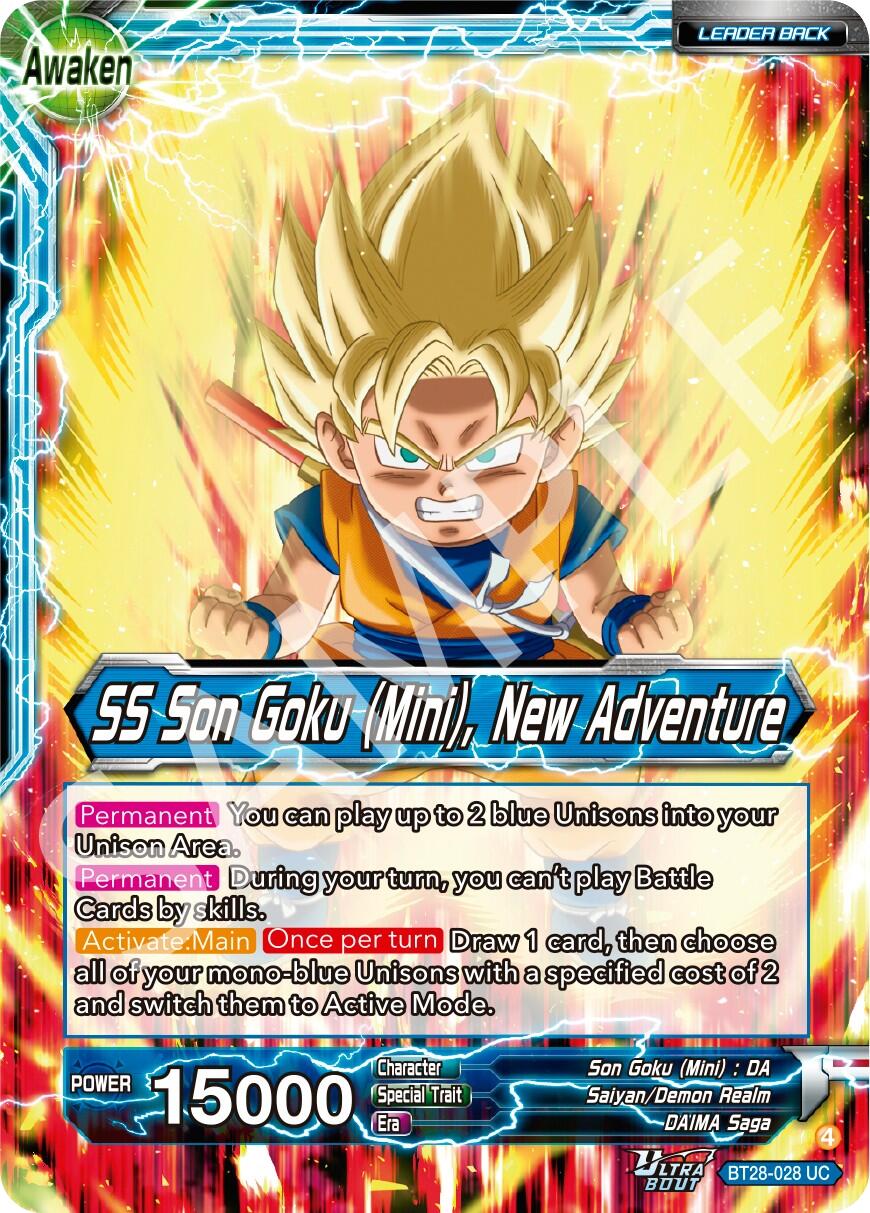 Son Goku (Mini) // SS Son Goku (Mini), New Adventure (BT28-028) [Prismatic Clash] | Total Play