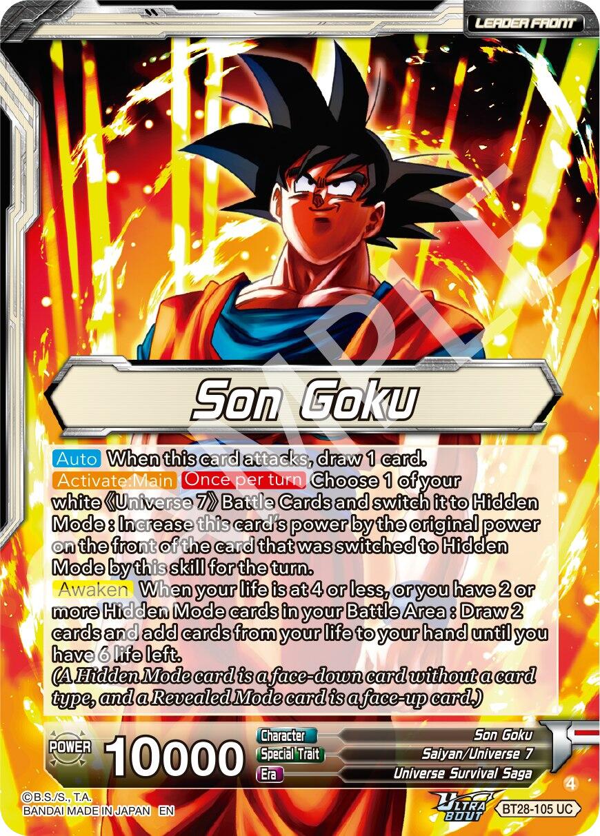 Son Goku // SSG Son Goku, Crimson Power (BT28-105) [Prismatic Clash] | Total Play