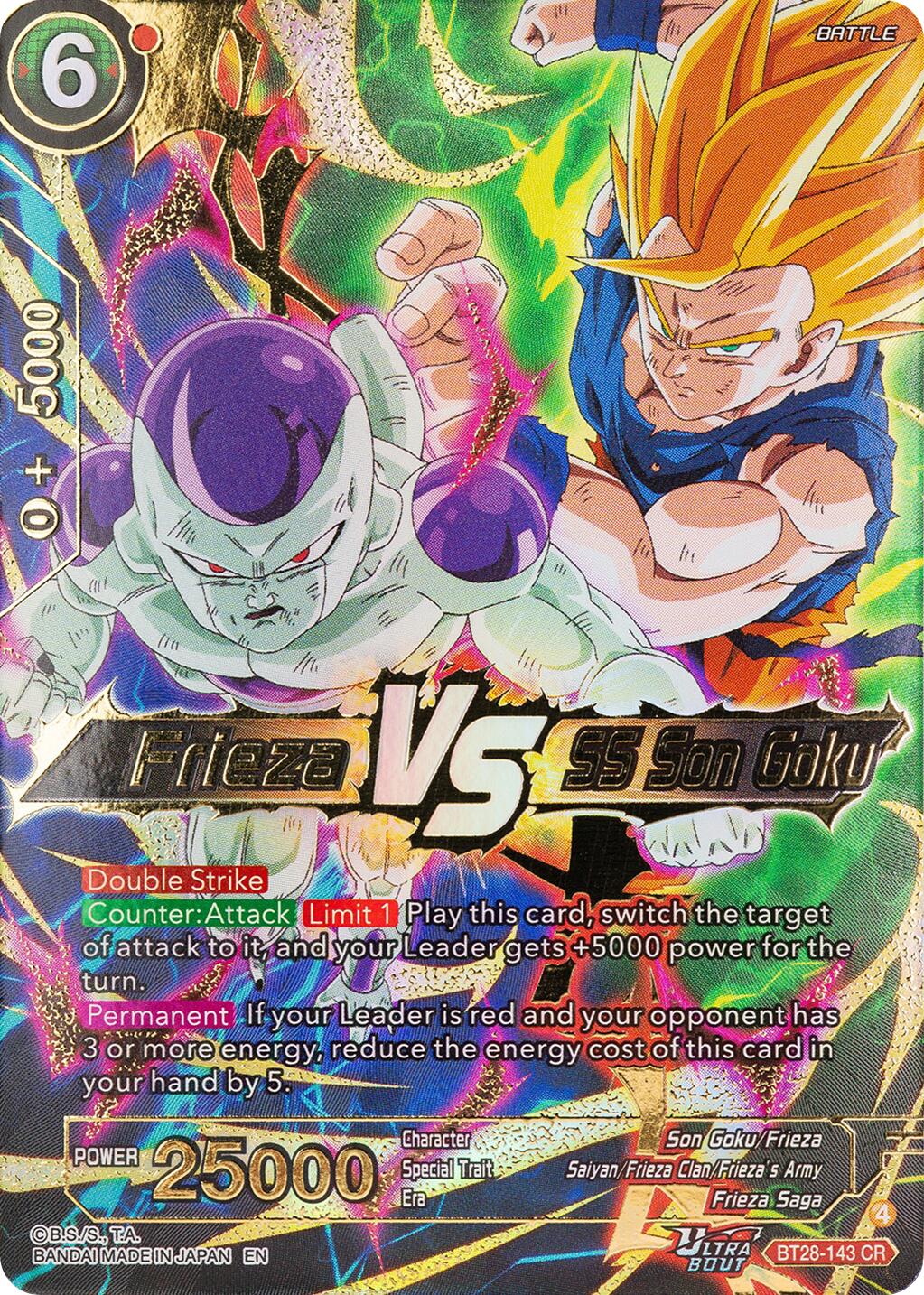 Frieza VS SS Son Goku (BT28-143) [Prismatic Clash] | Total Play