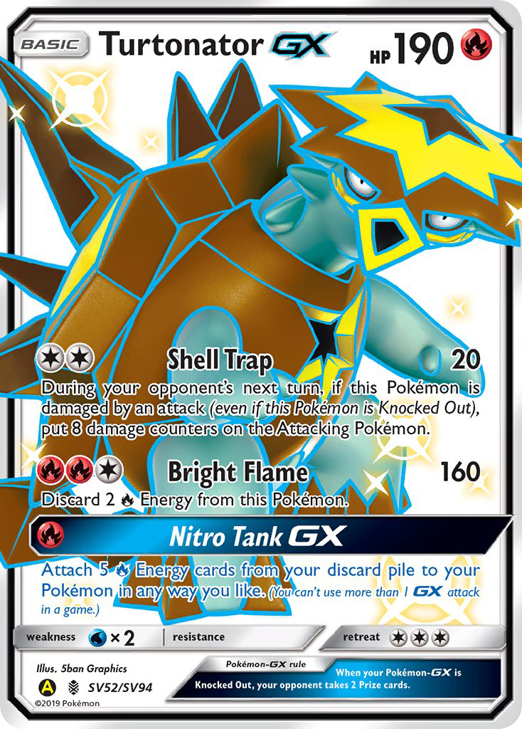 Turtonator GX (SV52/SV94) [Sun & Moon: Hidden Fates - Shiny Vault] | Total Play