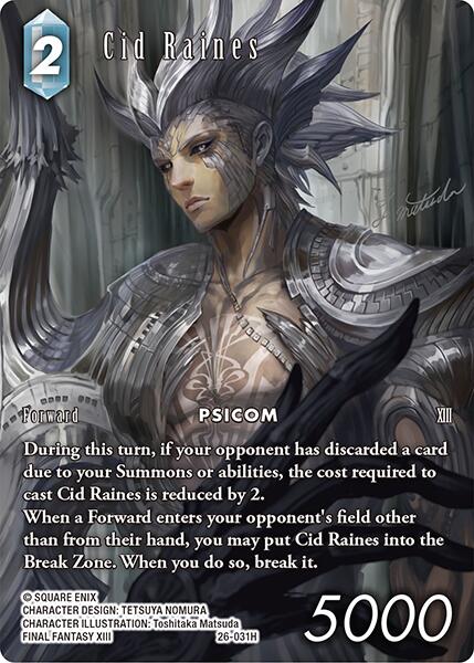 Cid Raines (Full Art) [Gunslinger in the Abyss] | Total Play
