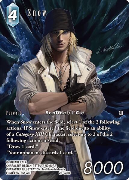 Snow (Full Art) [Gunslinger in the Abyss] | Total Play