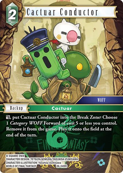 Cactuar Conductor [Gunslinger in the Abyss] | Total Play
