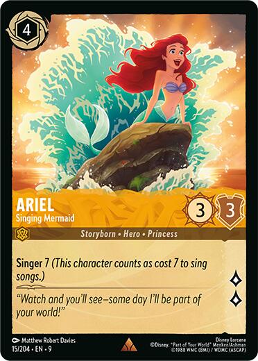 Ariel - Singing Mermaid (15/204) [Fabled] | Total Play