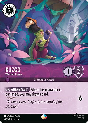 Kuzco - Wanted Llama (Epic) (209/204) [Fabled] | Total Play