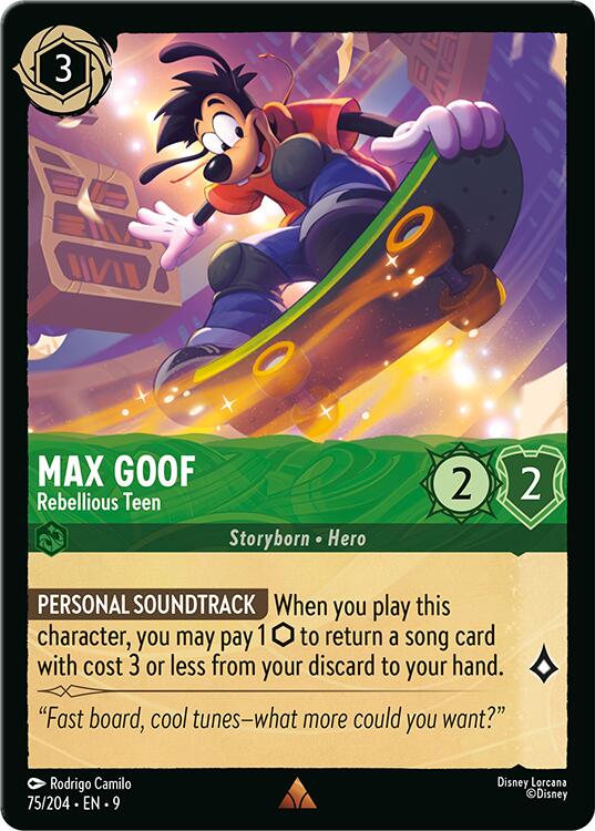 Max Goof - Rebellious Teen (75/204) [Fabled] | Total Play