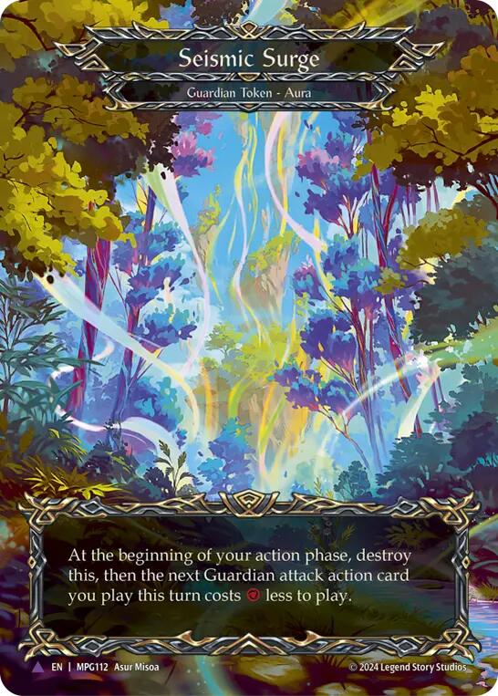 Seismic Surge (Forest) (Marvel) [MPG112] (Mastery Pack Guardian)  Cold Foil | Total Play