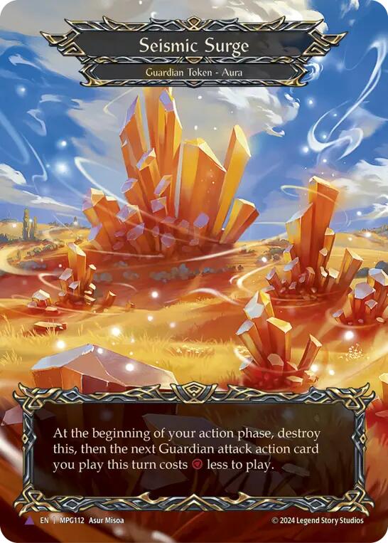 Seismic Surge (Crystal) (Marvel) [MPG112] (Mastery Pack Guardian)  Cold Foil | Total Play