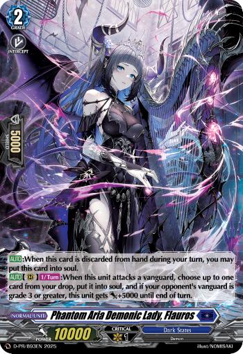 Phantom Aria Demonic Lady, Flauros (Foil) (D-PR/893EN) [D Promo Cards] | Total Play