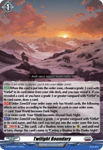 Twilight Boundary (D-PR/880EN) [D Promo Cards] | Total Play