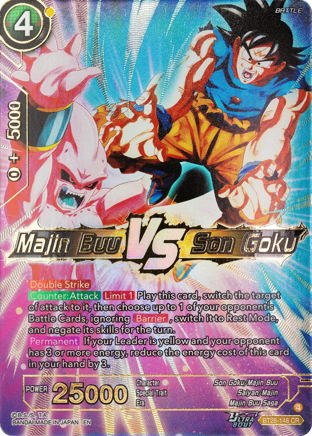 Majin Buu VS Son Goku (BT28-146) [Prismatic Clash] | Total Play