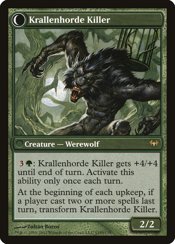 Wolfbitten Captive // Krallenhorde Killer [Dark Ascension] | Total Play