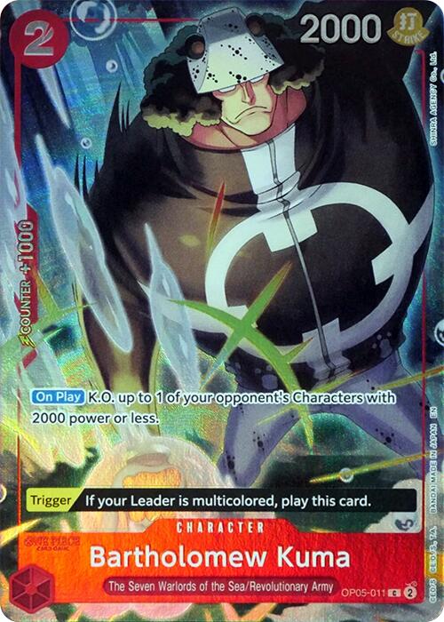 Bartholomew Kuma (Seven Warlords of the Sea Binder Set) [One Piece Promotion Cards] | Total Play