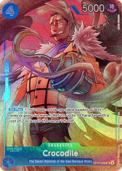 Crocodile (Seven Warlords of the Sea Binder Set) [One Piece Promotion Cards] | Total Play