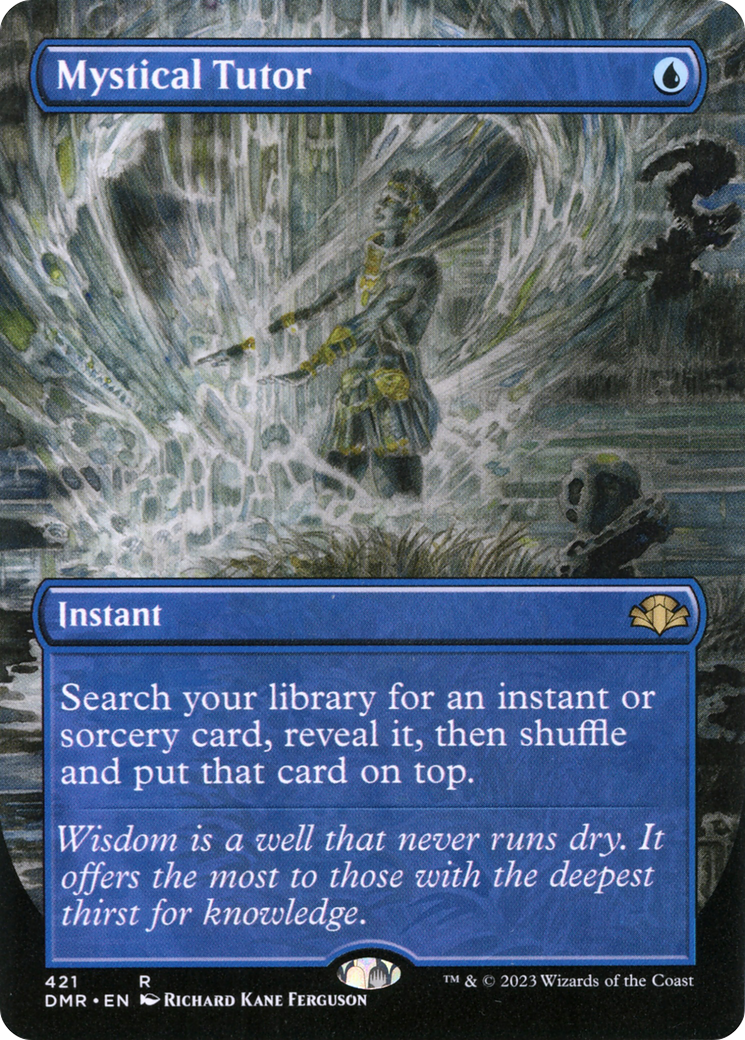 Mystical Tutor (Borderless Alternate Art) [Dominaria Remastered] | Total Play