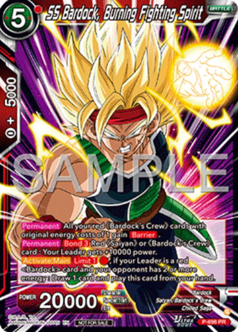 SS Bardock, Burning Fighting Spirit (Ultra-Bout Series Tournament Pack Vol.13) (P-698) [Tournament Promotion Cards] | Total Play