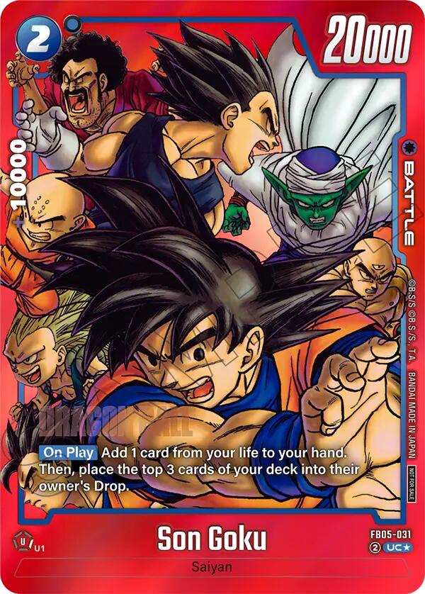 Son Goku (FB05-031) (Limited Pack MANGA Version 01) [Tournament and Championship Promos] | Total Play