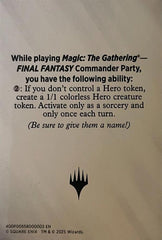 Blank Hero Token [FINAL FANTASY Tokens] | Total Play