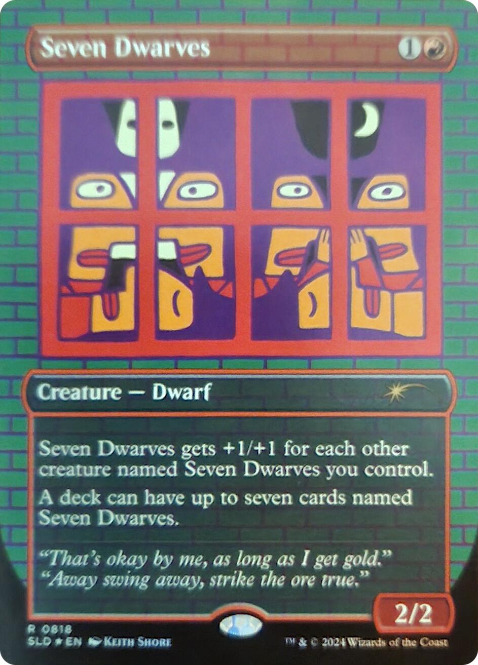 Seven Dwarves (0818) (Rainbow Foil) [Secret Lair Drop Series] | Total Play