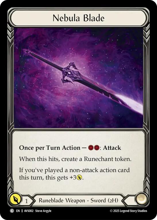 Nebula Blade [AVS002] (Armory Deck: Legends Viserai) | Total Play