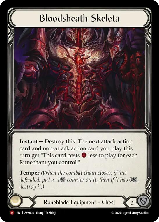 Bloodsheath Skeleta [AVS004] (Armory Deck: Legends Viserai) | Total Play