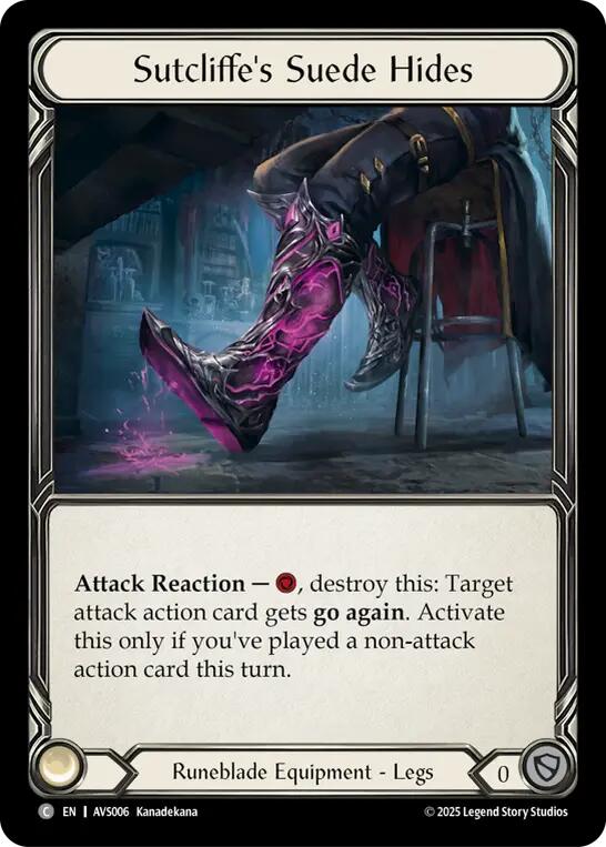 Sutcliffe's Suede Hides [AVS006] (Armory Deck: Legends Viserai) | Total Play