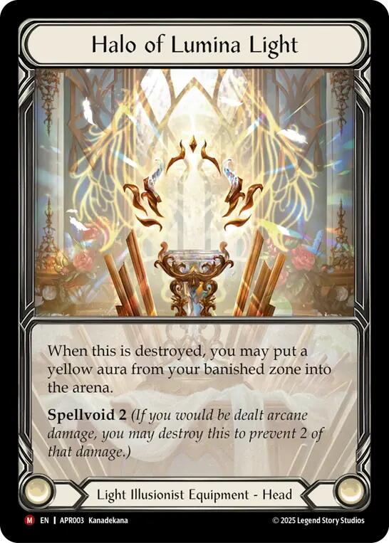Halo of Lumina Light [APR003] (Armory Deck: Legends Prism)  Cold Foil | Total Play