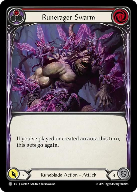Runerager Swarm (Red) [AVS012] (Armory Deck: Legends Viserai) | Total Play