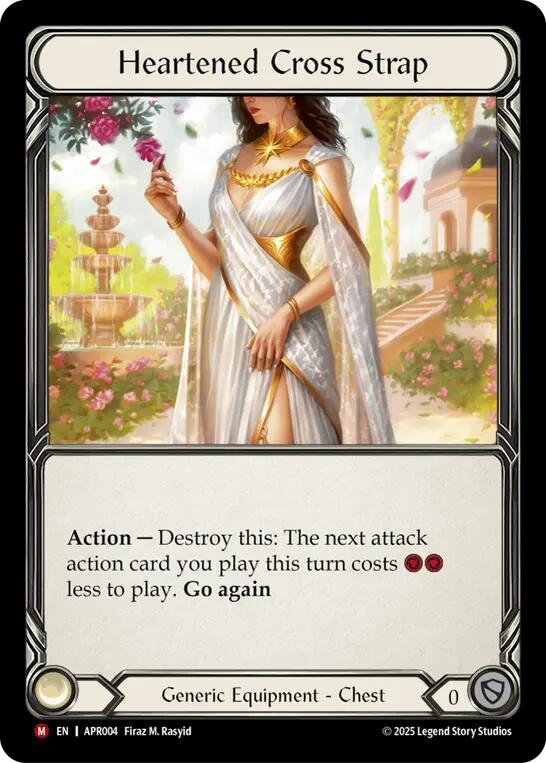 Heartened Cross Strap [APR004] (Armory Deck: Legends Prism) | Total Play