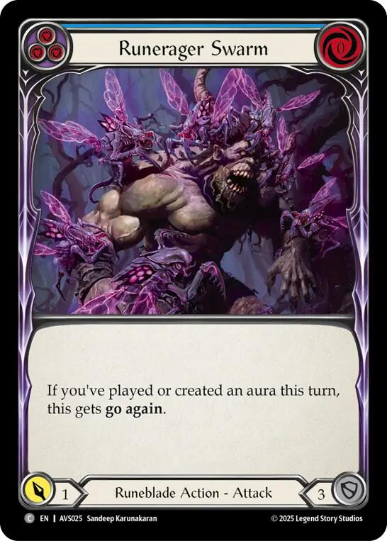 Runerager Swarm (Blue) [AVS025] (Armory Deck: Legends Viserai) | Total Play