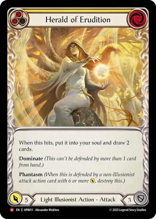 Herald of Erudition [APR011] (Armory Deck: Legends Prism) | Total Play