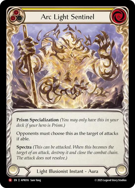 Arc Light Sentinel [APR016] (Armory Deck: Legends Prism) | Total Play