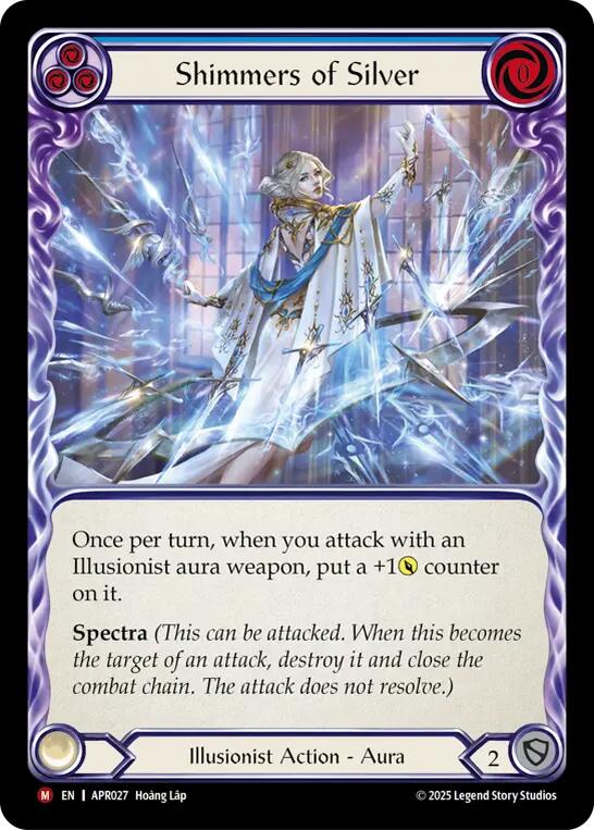 Shimmers of Silver [APR027] (Armory Deck: Legends Prism) | Total Play