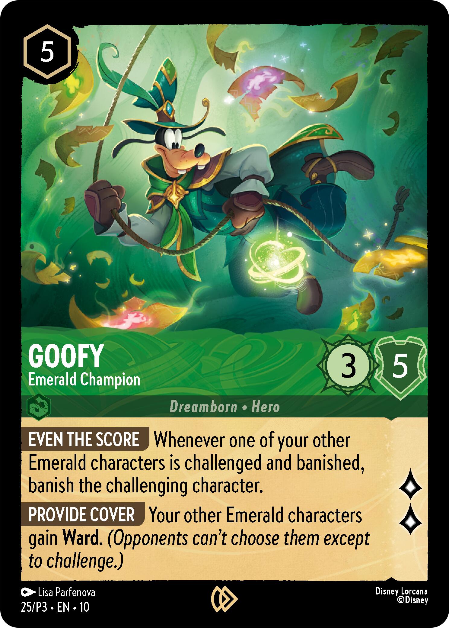 Goofy - Emerald Champion (25) [Promo Cards] | Total Play