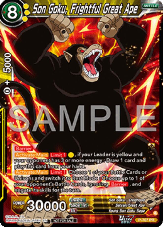 Son Goku, Frightful Great Ape (Ultra-Bout Series Tournament Pack Vol.13) (P-707) [Tournament Promotion Cards] | Total Play