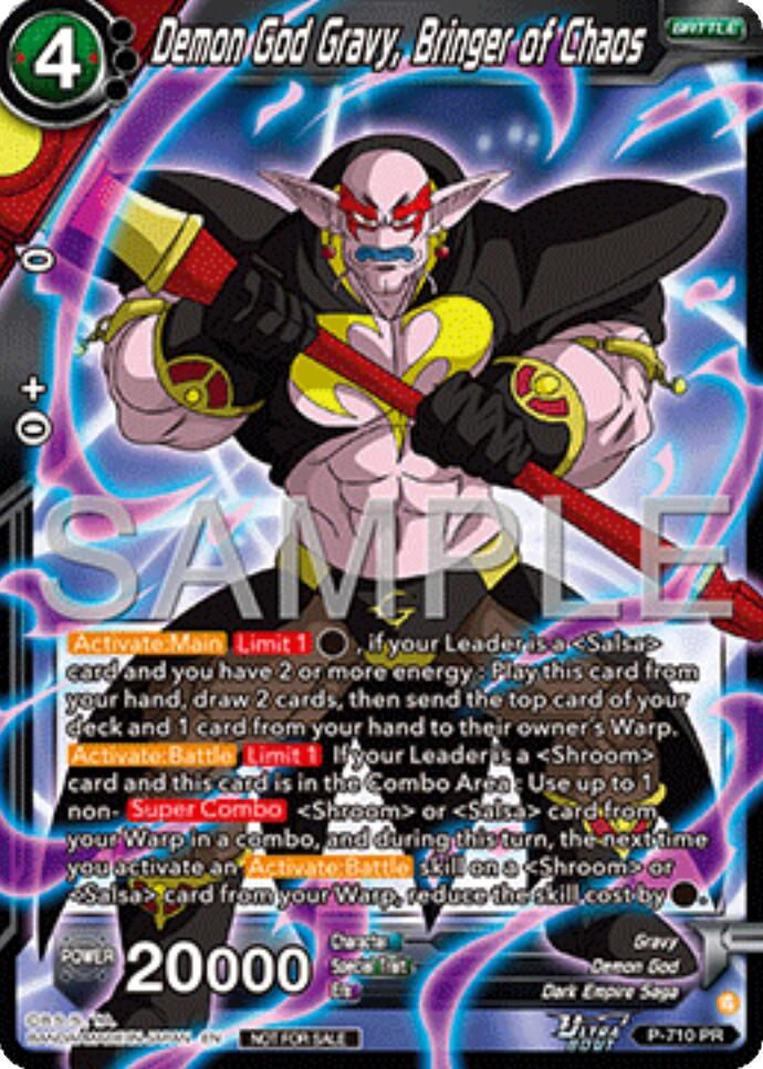 Demon God Gravy, Bringer of Chaos (Ultra-Bout Series Tournament Pack Vol.13) (P-710) [Tournament Promotion Cards] | Total Play