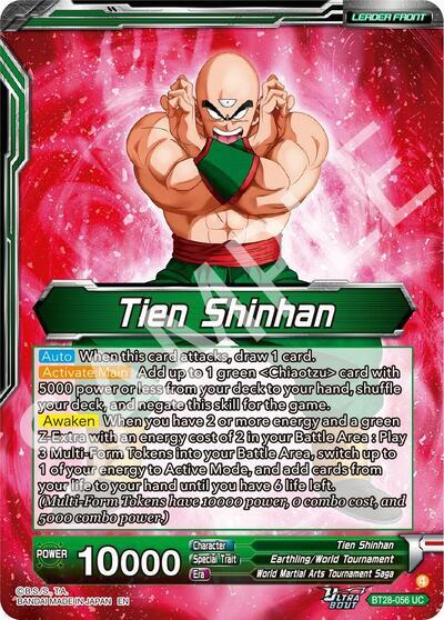 Tien Shinhan // Tien Shinhan, Return of the Mysterious Technique (SLR) (BT28-056) [Prismatic Clash] | Total Play