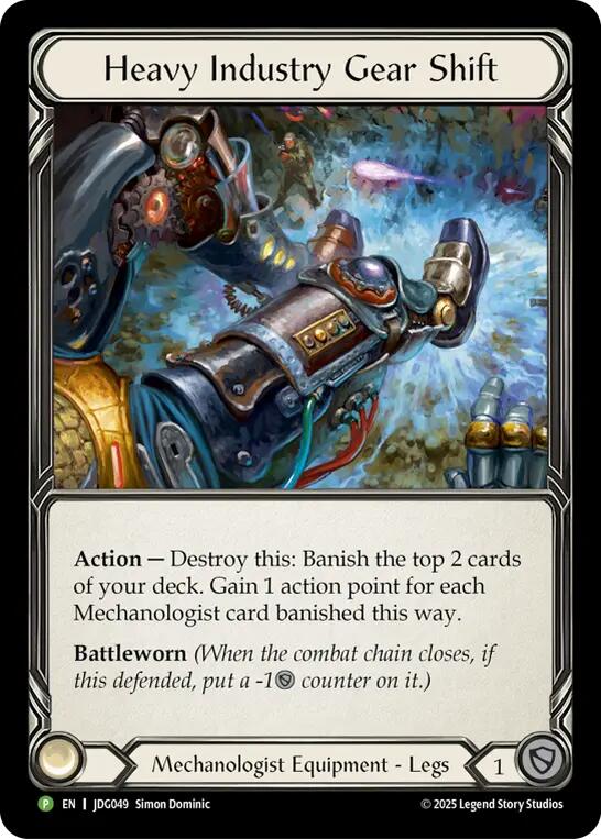Heavy Industry Gear Shift [JDG049] (Promo)  Cold Foil | Total Play