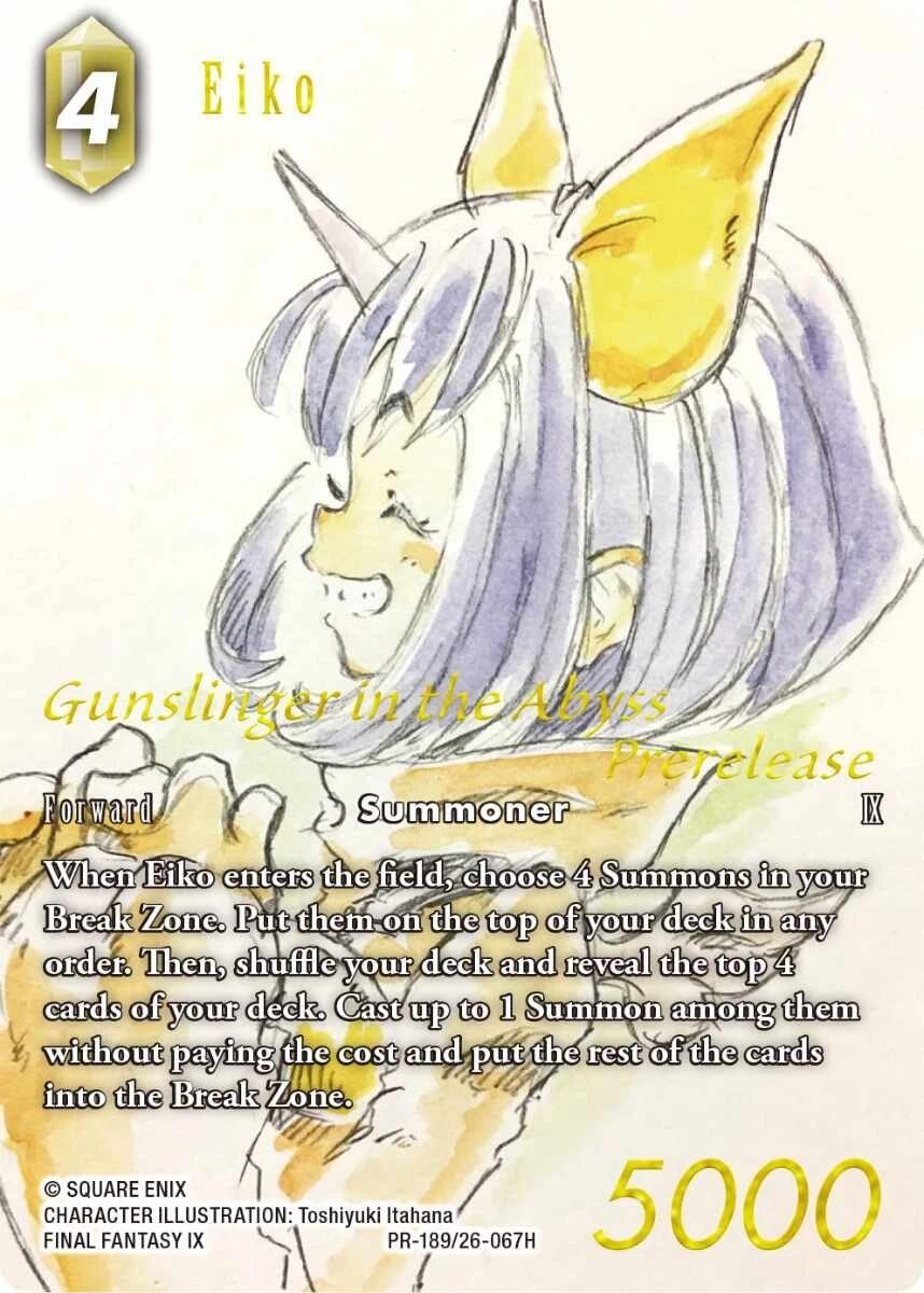 Eiko (Prerelease Promo) [Gunslinger in the Abyss] | Total Play