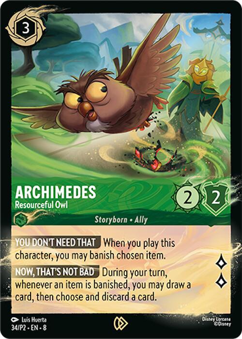 Archimedes - Resourceful Owl (34/P2) [Promo Cards] | Total Play