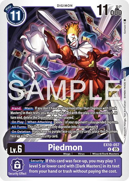 Piedmon [EX10-057] [Sinister Order] | Total Play