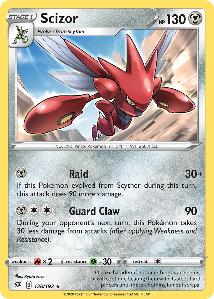 Scizor (128/192) [Sword & Shield: Rebel Clash] | Total Play