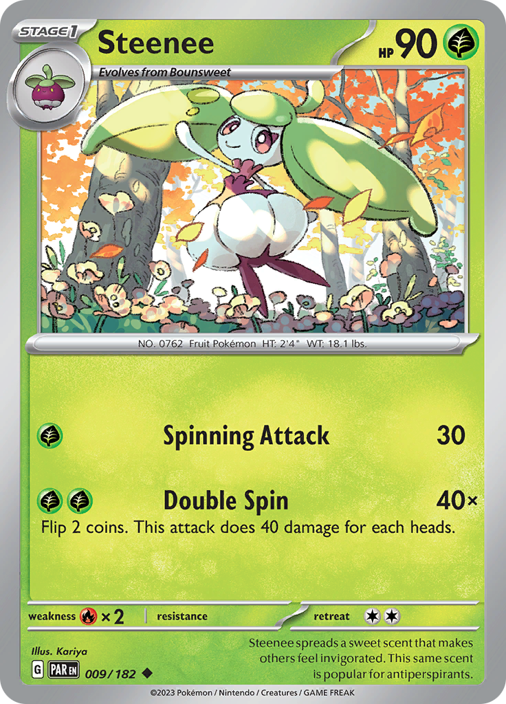 Steenee (009/182) [Scarlet & Violet: Paradox Rift] | Total Play