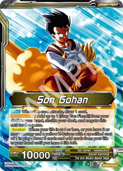 Son Gohan // Great Saiyaman, Love of Justice (SLR) (BT28-078) [Prismatic Clash] | Total Play