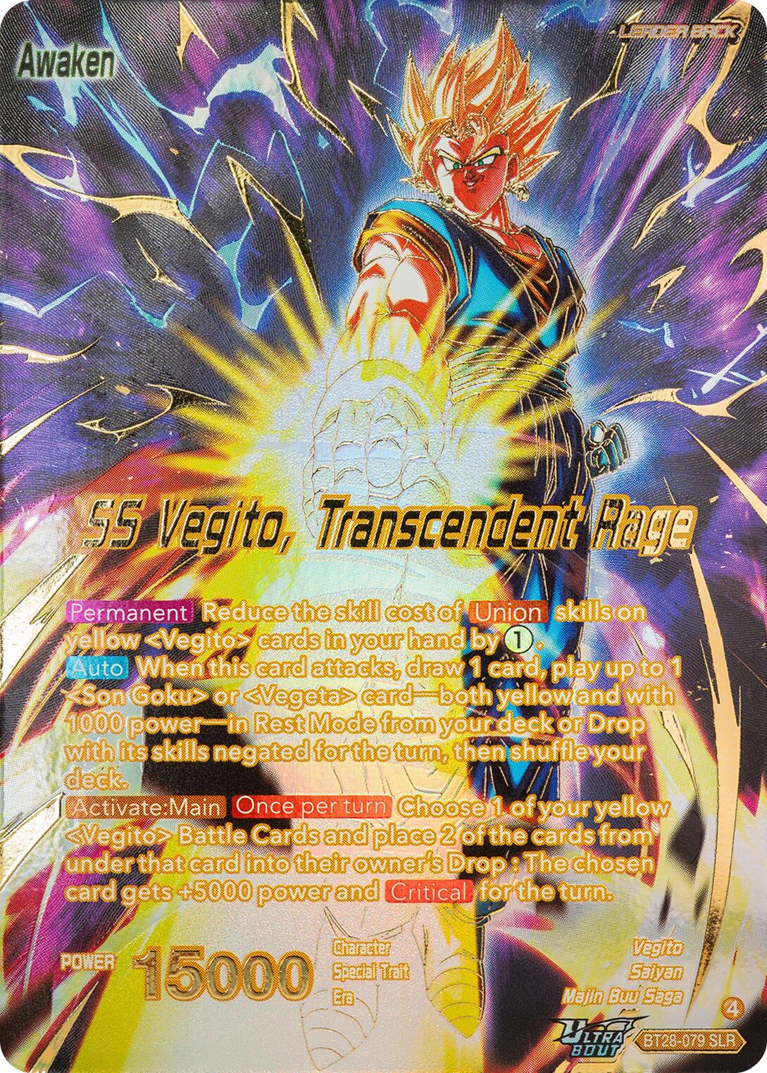 Vegito // SS Vegito, Transcendent Rage (SLR) (BT28-079) [Prismatic Clash] | Total Play