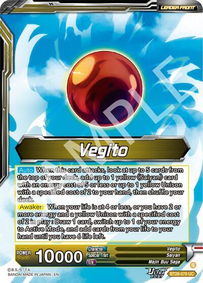 Vegito // SS Vegito, Transcendent Rage (SLR) (BT28-079) [Prismatic Clash] | Total Play
