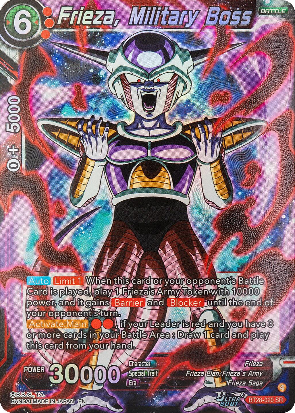 Frieza, Military Boss (BT28-020) [Prismatic Clash] | Total Play