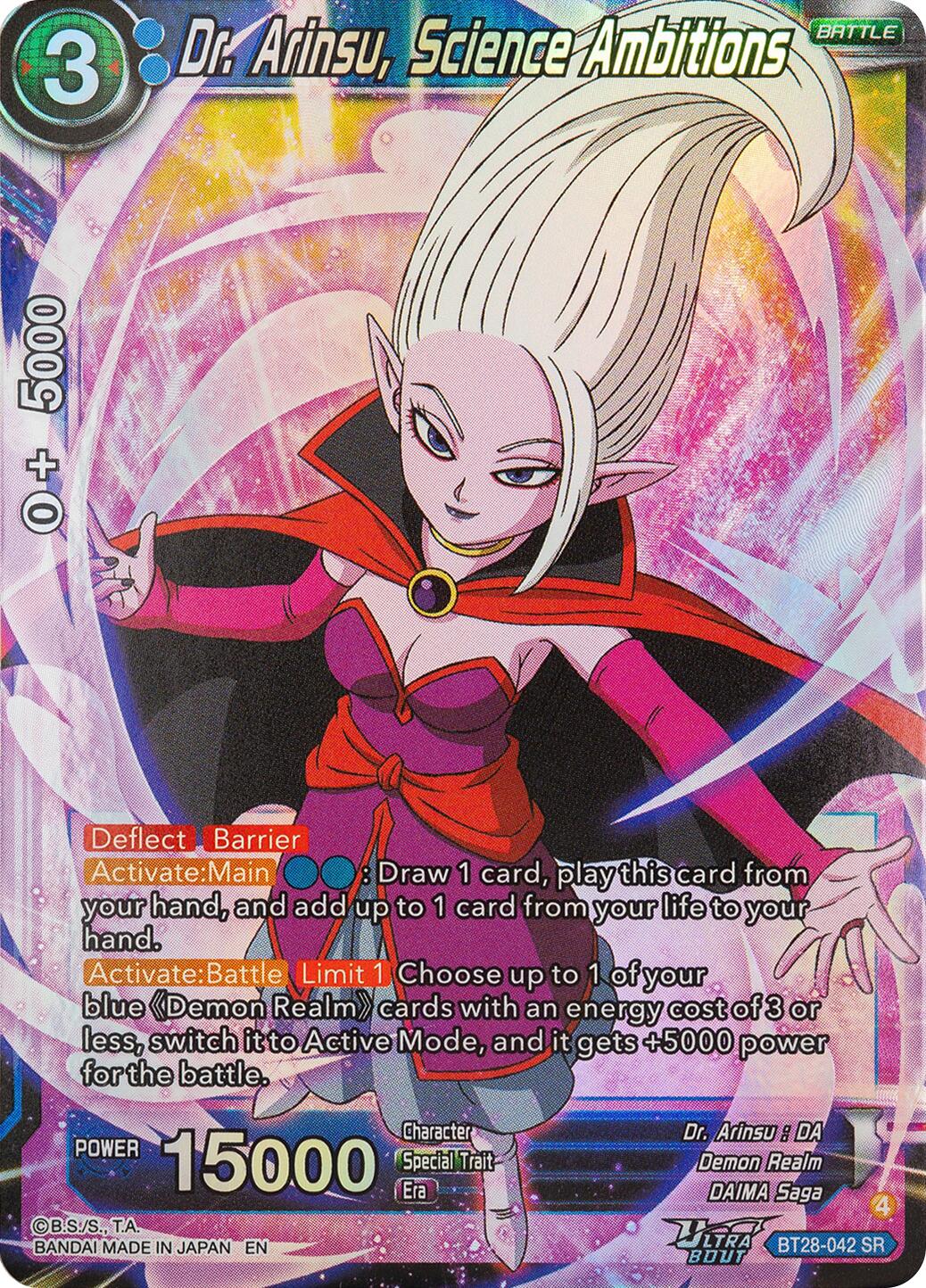 Dr. Arinsu, Science Ambitious (BT28-042) [Prismatic Clash] | Total Play