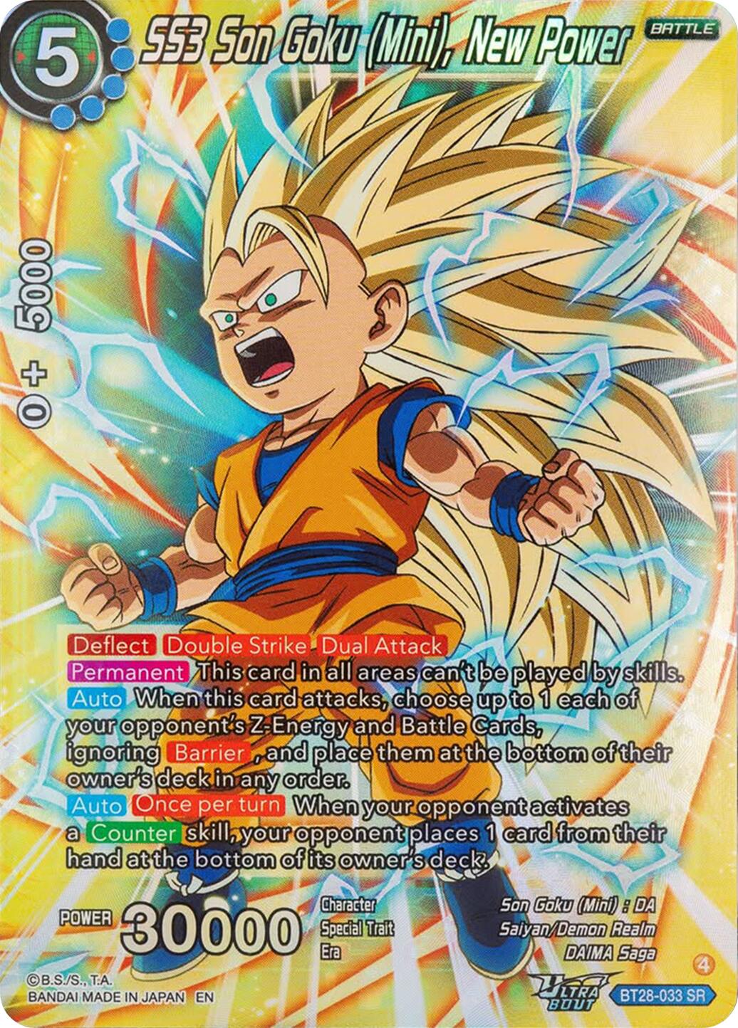 SS3 Son Goku (Mini), New Power (BT28-033) [Prismatic Clash] | Total Play