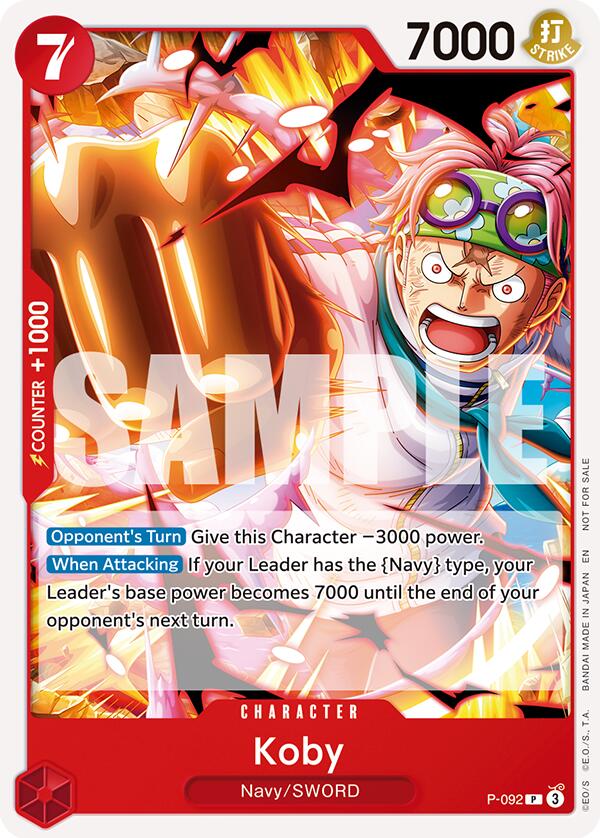 Koby (OP12 Release Event) [One Piece Promotion Cards] | Total Play